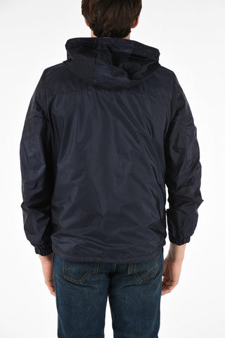 Reversible Camouflage PIUMA Windbreaker with Hood