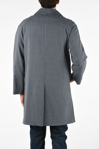 Lined Mini Check Trench with Flush Pockets