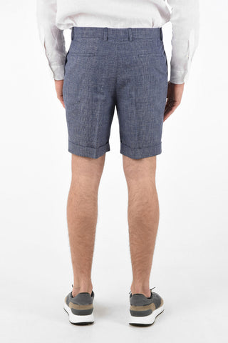 ZZEGNA Micro Houndsthooth Shorts