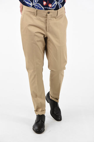 Stretch Cotton Flush Pocket Pants