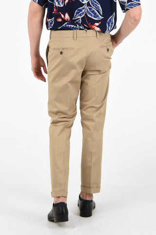 Stretch Cotton Flush Pocket Pants