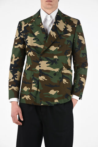 Camouflage AMALFI double-breasted blazer