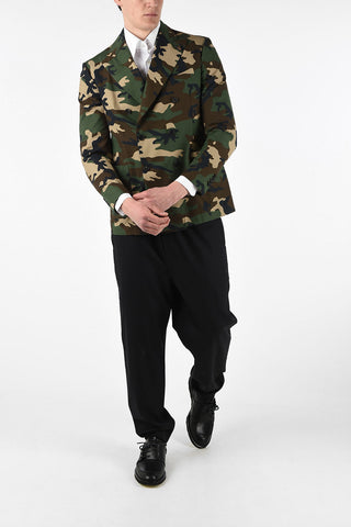 Camouflage AMALFI double-breasted blazer