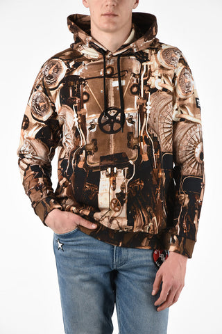 Maxi Patch Pocket Printed Hoodie
