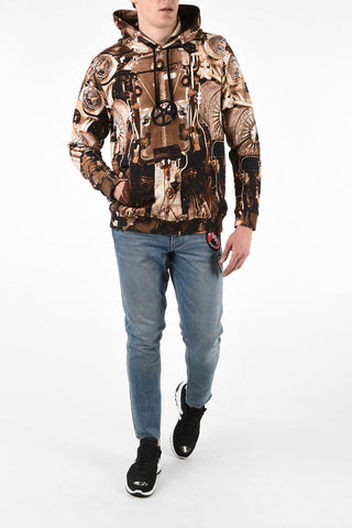 Maxi Patch Pocket Printed Hoodie