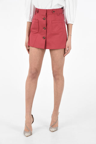 Shorts in Cotone Stretch con Tasche a Toppa