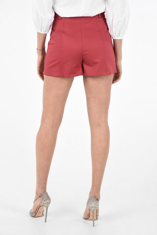 Shorts in Cotone Stretch con Tasche a Toppa