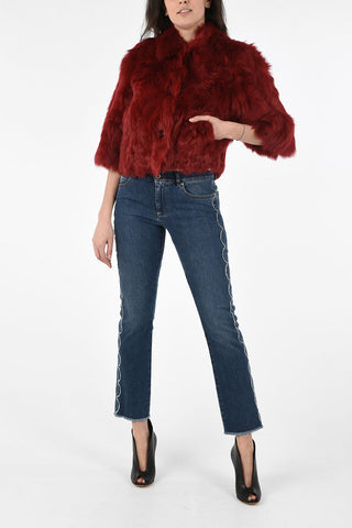  Reversible Shearling Crop Jacket