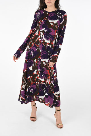 Long Sleeve Maxi Caftan with Flush Pockets 
