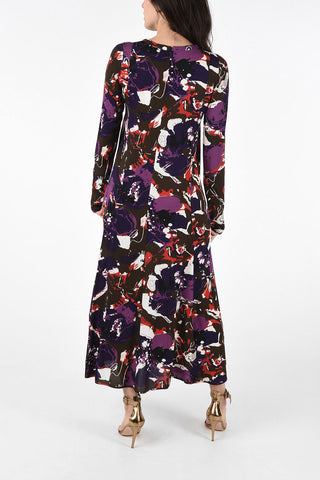 Long Sleeve Maxi Caftan with Flush Pockets 