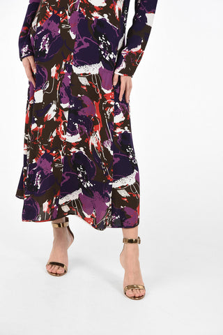 Long Sleeve Maxi Caftan with Flush Pockets 