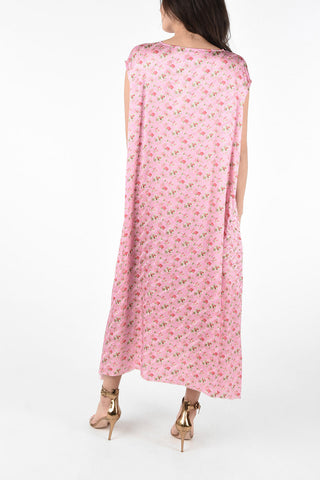 Floral Shift Dress with Flush Pockets