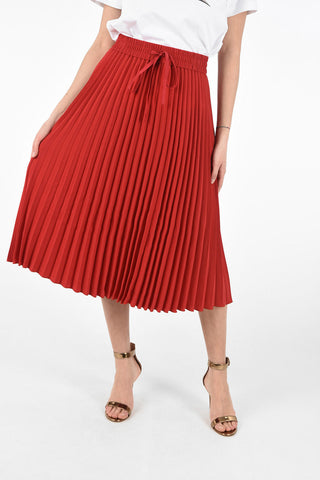 Drawstring Accordion Skirt 