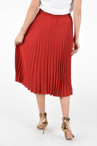 Drawstring Accordion Skirt 