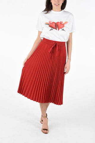 Drawstring Accordion Skirt 