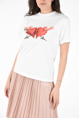 Cotton HEARTS Crew-Neck T-Shirt