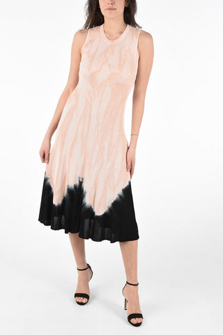 Vestito Tie Dye Smanicato con Sottoveste 