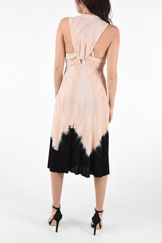 Vestito Tie Dye Smanicato con Sottoveste 