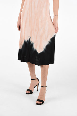 Vestito Tie Dye Smanicato con Sottoveste 