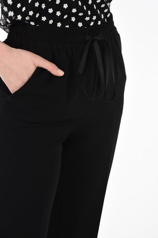 Joggers Crop Wide Leg con Coulisse 