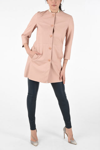 Leather 2 Pocket Overcoat