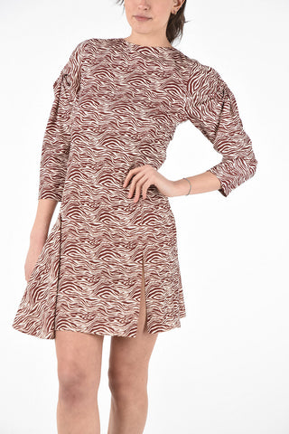 Zebra Printed Minidress