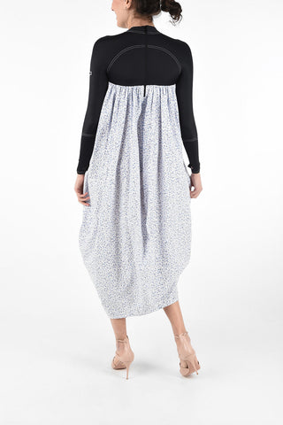 Long Sleeve Floral Dress with Flush Pockets