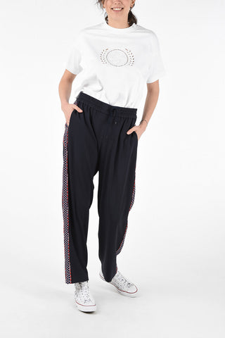 Joggers in Tessuto Tecnico con Coulisse