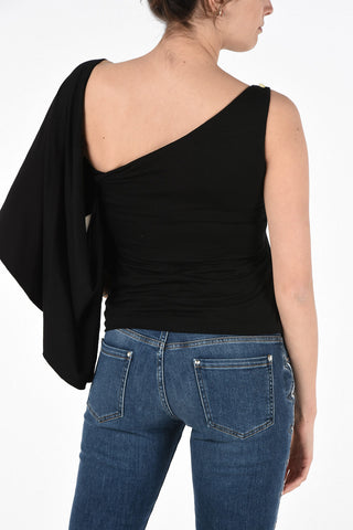 One Shoulder GOES AND COMES Top