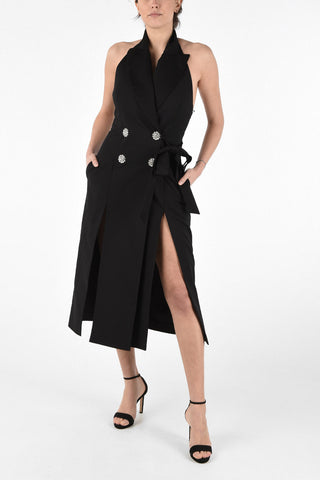 Double Breasted Shirtdress with Jewel Buttons