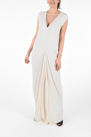 Sleeveless Floor V-Neck Dress