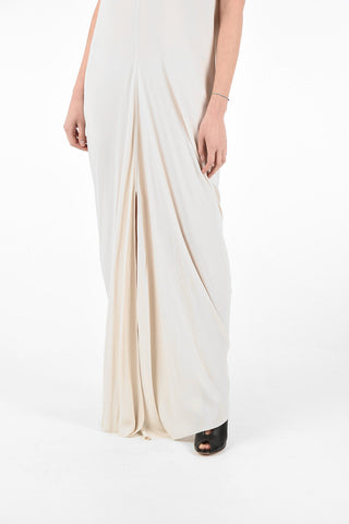 Sleeveless Floor V-Neck Dress