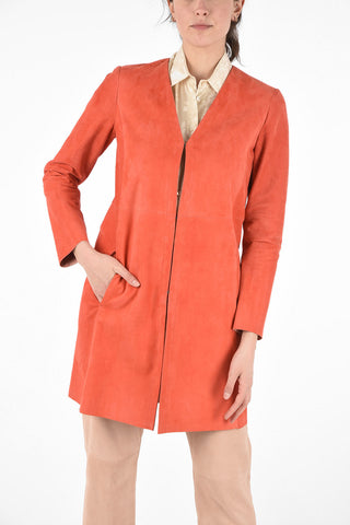 Suede Duster Coat