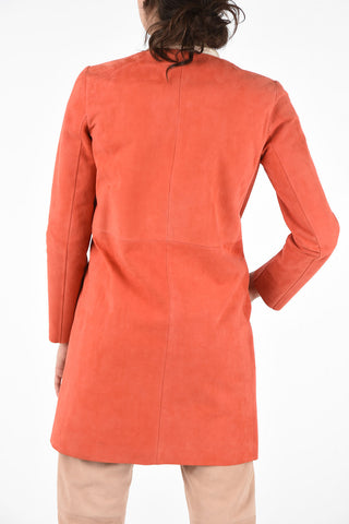 Suede Duster Coat