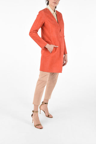 Suede Duster Coat