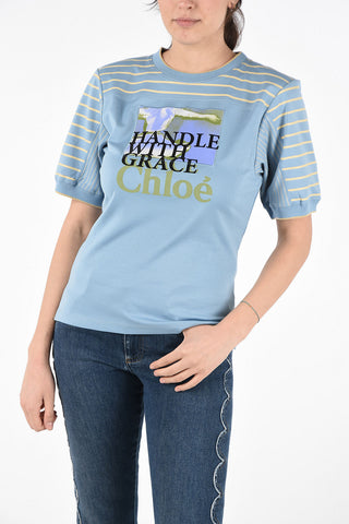 Cotton Printed Crew-Neck T-Shirt 
