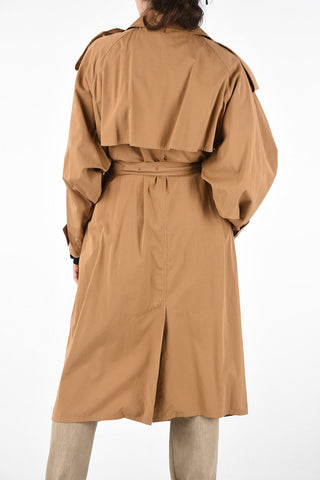 Vestito Wrap in Cotone con Cintura  