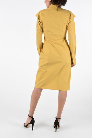 Cotton Long Sleeve Shirtdress