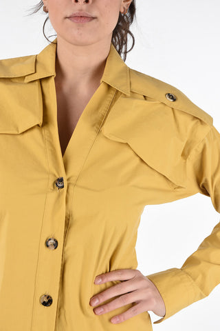 Cotton Long Sleeve Shirtdress