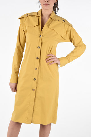 Cotton Long Sleeve Shirtdress