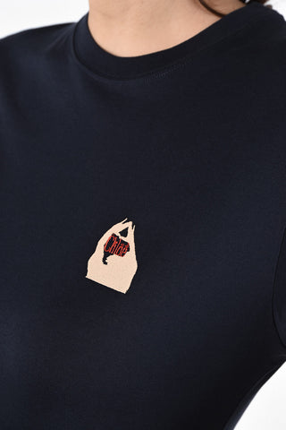 Cotton Crew-Neck T-Shirt 