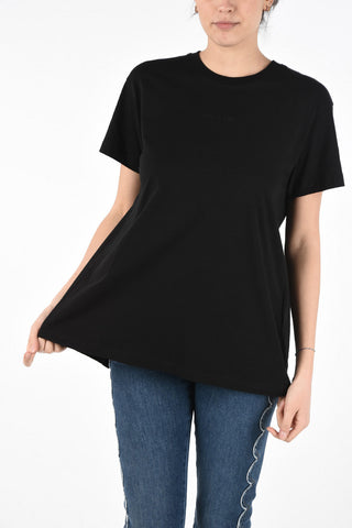 Cotton ZIP BACK Open Back T-Shirt