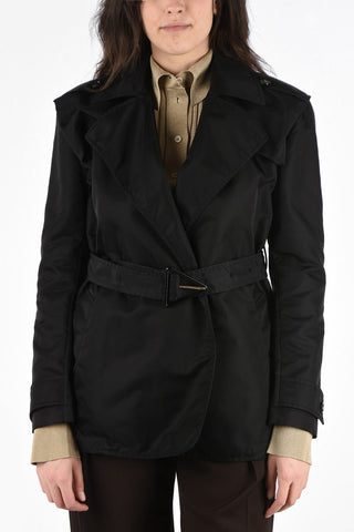 Cropped Trench with Belt