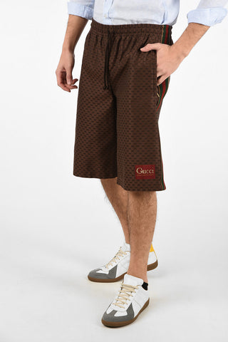 All Over Logo drawstring waist shorts