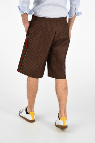 All Over Logo drawstring waist shorts