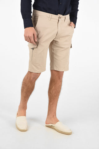 ID  CORNITO Mid-rise waist cargo shorts
