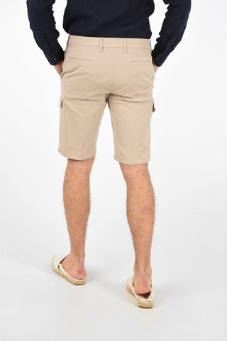 ID  CORNITO Mid-rise waist cargo shorts