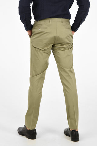 CC COLLECTION Mid-rise waist slanted pocket double pleat RESET trousers