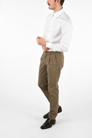 ID Cotton Stretch Mid-rise waist chinos