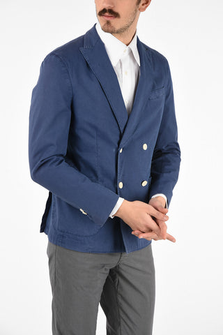 CC COLLECTION side vents peak lapel double-breasted SW-FINITO blazer drop 8R